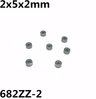 50Pcs 682ZZ-2 2x5x2 mm Deep groove ball bearing Miniature bearing High quality Model aircraft 682Z