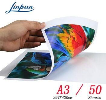 50Pcs A3 Dubbele Kant Hoge Glanzend Fotopapier Voor Inkjet Printer Afdrukken Papier Imaging Supplies, foto Afdrukken Papier Kleur Jas 50stk 240g