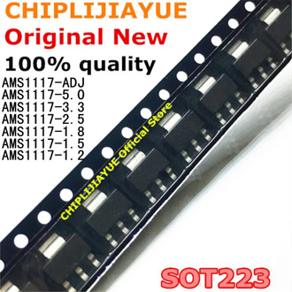 50PCS AMS1117 AMS1117-3.3V AMS1117-ADJ AMS1117-1.8 AMS1117-1.2 AMS1117-5.0 AMS1117-2.5 AMS1117-3.3 AMS1117-5.0 AMS1117-1.5 IC