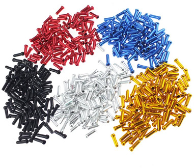 50pcs/bag Bicycle Wire End Caps Bike Cable End Caps Brake Derailleur Shifter Cable Tips for MTB Bike Cycling Bicycle Accessories