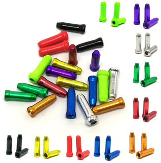 50Pcs Bicycle MTB Brake Wire End Core Caps Cable Aluminum Cover Gear Bikes Parts Cycling Equipments Bicycle Accessory