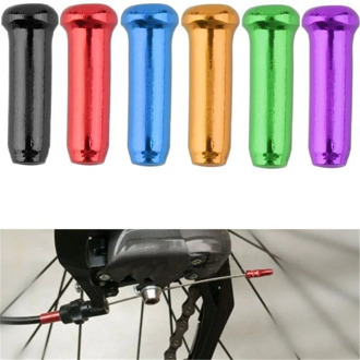 50Pcs Bicycle MTB Brake Wire End Core Caps Cable Aluminum Cover Gear Bikes Parts Cycling Equipments Bicycle Cables Cover