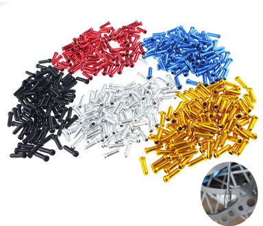 50Pcs Bicycle MTB Brake Wire End Core Caps Cable Aluminum Cover Gear Bikes Parts Cycling Equipments Bike Accessory Fast Delivery