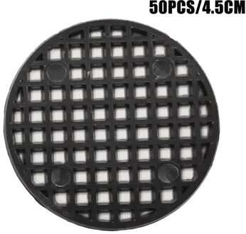 50Pcs Bloempot Gat Mesh Pad Bottom Mat Ademend Drainage Pakking Netto Ronde Bloempot Mesh Pad Duurzaam Bonsai Benodigdheden # BL3