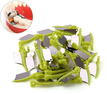 50pcs/box Dental Prime Teeth Interproximal Plastic Wedge With Protection Dental Steel Matrix Small/Medium