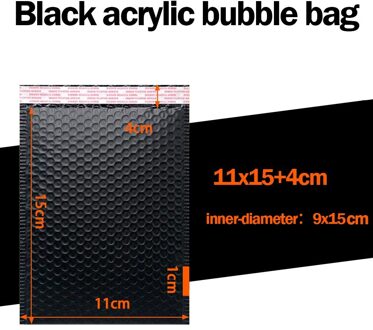 50Pcs Bubble Mail Geknipt Envelop Voering Poly Mail Zelfdichtende Mail Express Bag Waterdicht, thermische Isolatie En Schokbestendig