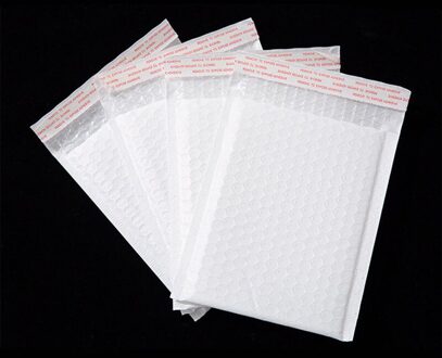 50Pcs Bubble Mailers Parel Witte Plastic Bubble Enveloppen Waterdichte Verpakking Zak Zelf Seal Tassen Met Bubble 11 Maten 13x21cm