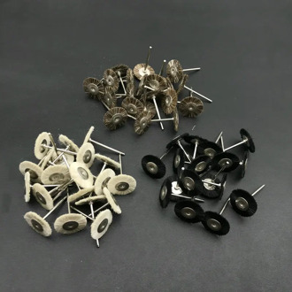 50pcs Dental Lab Beauty Brush Polishing Wheel Polishers for Rotary Tools 2.35mm