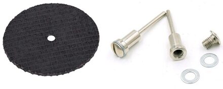 50Pcs Dremel Accessoires 32Mm Slijpschijven Hars Fiber Cut Off Wheel Discs Met 5 Stks/partij 3.17Mm Schacht doorn