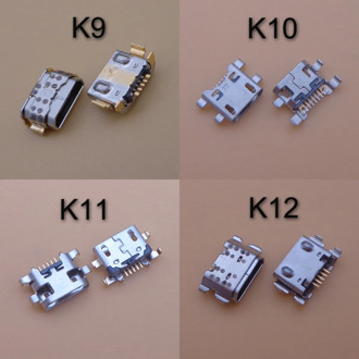 50pcs For LG K9 X210 LM-X210EM LMX210EM / K10 K420 K428 G4 F500 H815 2016 K420N MS428 USB Charging Charger Port Dock Connector