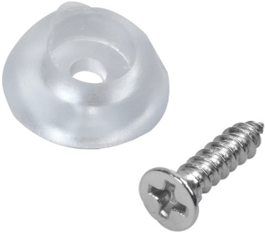 50pcs Furniture Table Chair Leg Protectors Feet Padded Rubber 17mm x 6mm