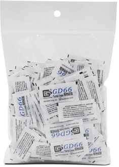 50pcs GD66 Thermal Conductive Grease Paste Silicone Plaster For LED Chip Heatsink Compound 50 Pieces Grams High Performance Gray