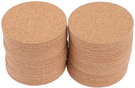 50Pcs Herbruikbare Diy Tafel Decor Isolatie Ambachten Kurk Coaster Cup Mat Boord Pad