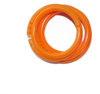 50Pcs Kleurrijke Loose Leaf Binder Ringen 28Mm Multifunctionele Cirkel Ring Scrapbook Binding Gesp Hoepel Cirkel Kantoor Accessoires oranje