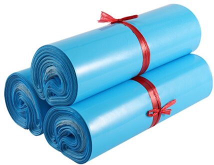 50Pcs Koerier Zakken Blauw Self-Adhesive Seal Opbergtas Pakket Tas Waterdichte 12 Draden Envelop Mailer Poly Post mailing Zakken 35x45cm