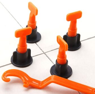 50Pcs Level Wiggen Tegel Spacers Tegel Leveling Systeem Leveler Tool Kit Vloeren Wandtegel Spacer Carrelage Locator Spacers Tang