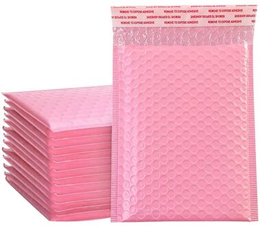 50PCS Licht Roze Poly Bubble Mailer Gewatteerde Envelop Self Seal Mailing Tas Bubble Envelop Envelop