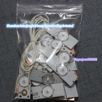 50Pcs/Lot 100%NEW high quality 6V SMD Lamp Beads with Optical Lens Fliter for 32-65 inch LED TV Repair CL-40-D307-V3