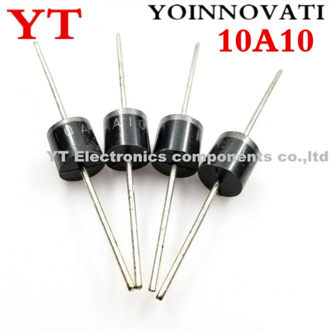 50pcs/lot 10A10 10A 1000V 1KV 10 R-6 Amp Axial Rectifier Diode.