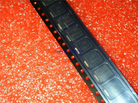 50pcs/lot B340A 3.0A B340 SURFACE MOUNT SCHOTTKY BARRIER RECTIFIER In Stock