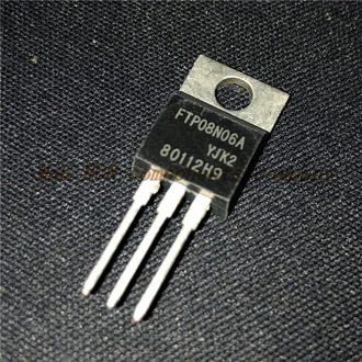 50PCS/LOT FTP08N06A 55V 120A TO-220 MOS tube effect transistor