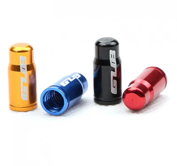 50pcs/lot GUB 4 Colors Aluminum Alloy French Tyre Air Valve Caps Dust Cover for MTB Road Bike Motorcycle Accessories