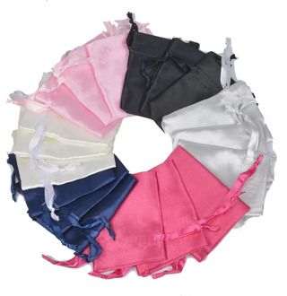 50pcs/lot Satin Cotton Bag Drawstring Bag Wedding Favor Gift Bags Baby Shower Cosmetics Jewelry Bundle Bags