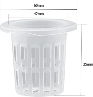 50Pcs Meerdere Size Smetteloos Hydrocultuur Kolonisatie Mesh Pot Plastic Tuin Zaailingen Clone Kwekerij Planten Netto Cup Mand 45 type