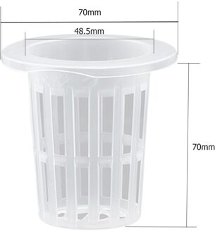 50Pcs Meerdere Size Smetteloos Hydrocultuur Kolonisatie Mesh Pot Plastic Tuin Zaailingen Clone Kwekerij Planten Netto Cup Mand 50 type