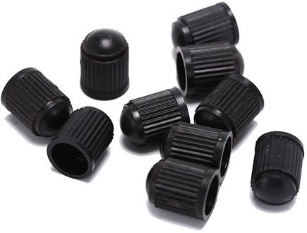 50Pcs Motorcycle Auto Wheel Dust Cover Lid Black Plastic Truck Car Tire Air Wheel Valve Stem Cap Tyre Valve Stem Caps
