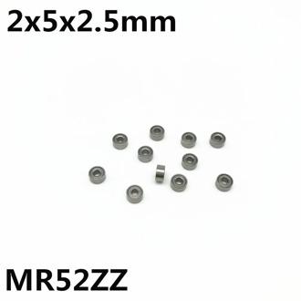 50Pcs MR52ZZ L-520ZZ 2x5x2.5 mm Deep Groove Ball Bearing Miniature bearings Model Toy MR52Z MR52 Advanced High Quality