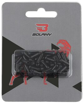 50Pcs Mtb Fiets Brake Shifter Inner Cable Tips Crimps Aluminium Cycle Fietsen Deel Shift Kabels End Caps Bike accessoires zwart