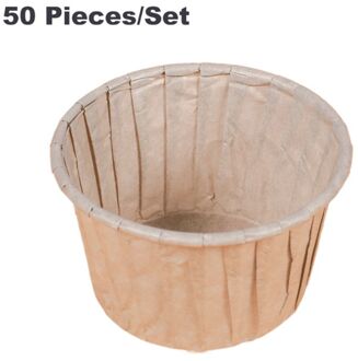 50Pcs Muffin Cupcake Papier Cup Oilproof Cupcake Liner Bakken Cup Lade Case H55A