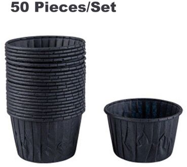 50Pcs Muffin Cupcake Papier Cup Oilproof Cupcake Liner Bakken Cup Lade Case H55A