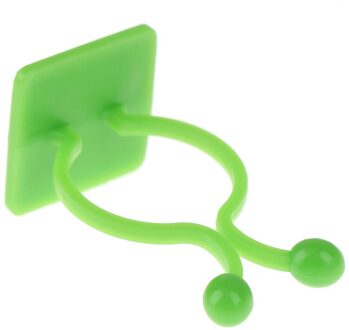 50Pcs Onzichtbare Muur Wijnstok Klimmen Kleverige Haak Rotan Vaste Clip Beugel Plant Stent Ondersteunt Onzichtbare Muur Rotan Klem M / groen