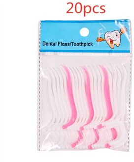 50Pcs Persoonlijke Flossers Oral Floss Tooth Pick Tandenstokers Tanden Care S8jN Naakt
