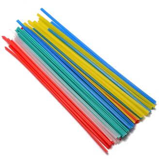 50pcs Plastic Lassen Staven 5 Kleur Lasser Sticks met Corrosiebestendigheid Blauw/Wit/Geel/Rood /groen