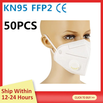 50Pcs Reusable Face Masks Protection 5 Layers Protective Face Mask FFP2 KN95 Mask Filters Mouth Mask Cover Antifog Dustproof