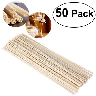 50Pcs Rotan Reed Sticks Geur Olie Diffuser Vervanging Aroma Stick Voor Badkamers Thuis Geuren Diffuser