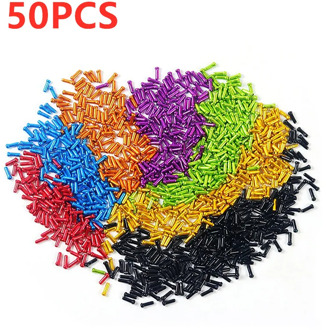 50PCS/Set Bike Bicycle Brake Shifter Inner Cable End Caps Cable Tips Wire End Cap Fit Brake Shift Inner Cable Caps Free Shipping