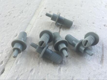 50pcs Spanje PT10 gat handvat grijze knop/totale lengte 20MM handvat lengte 10MM handvat diameter 5MM