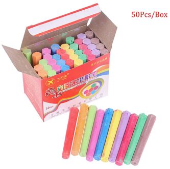 50Pcs Stofvrij Tekening Krijt Voor School Onderwijs Krijt Stationair Kantoorbenodigdheden Marker