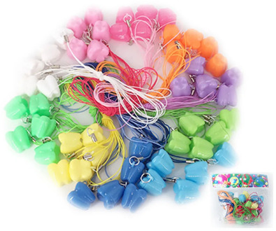 50Pcs Tooth Shape Milk Teeth Box Children's Souvenir Save Baby Tooth Box Kids Tooth Collection Mini Storage Boxes Container