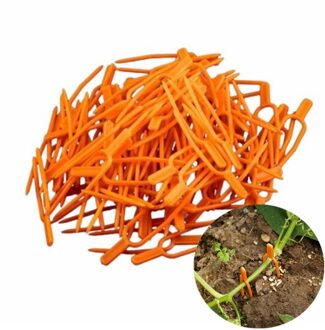 50Pcs Tuin Gereedschap Plastic Tuin Plant Clips Voor Latwerk Twine Kas Tool Tuin Planten Gebundeld Vines Groente Clips