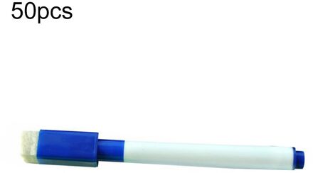 50Pcs Uitwisbare Droge Whiteboard Markers Tekening Pennen School Kantoorbenodigdheden donker blauw 50stk