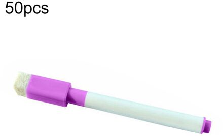 50Pcs Uitwisbare Droge Whiteboard Markers Tekening Pennen School Kantoorbenodigdheden paars 50stk