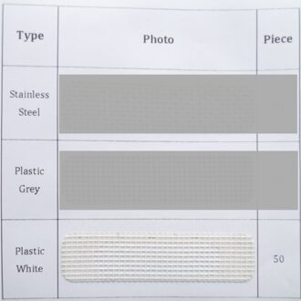 50Pcs Venster Wenen Gat Covers Screen Patch Adhesive Window Screen Gat Patch Kit Houden Mug Uit Anti-Insect fly Bug Netto plastic wit 50stk