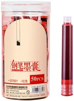 50Pcs Vulpen Inktpatronen Sac Refill Kalligrafie Schrijven Briefpapier School Kantoorbenodigdheden 4 Kleuren