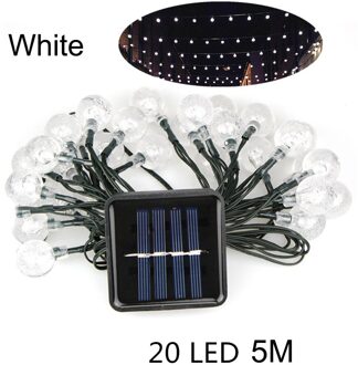 50Pcs Waterdichte Led Lampion Zonne-energie Voor Bruiloft Wit Licht Mariage Valentijnsdag Party Home Decoratieve Grijs