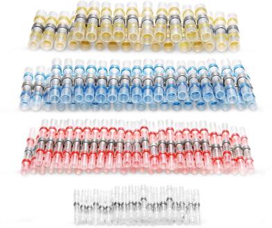 50pcs Waterdichte Soldeer Mouwen Krimpkous Terminal Connector 26-10AWG